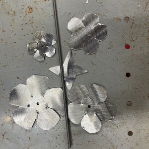 DIY Sheet Metal Rose Etsy