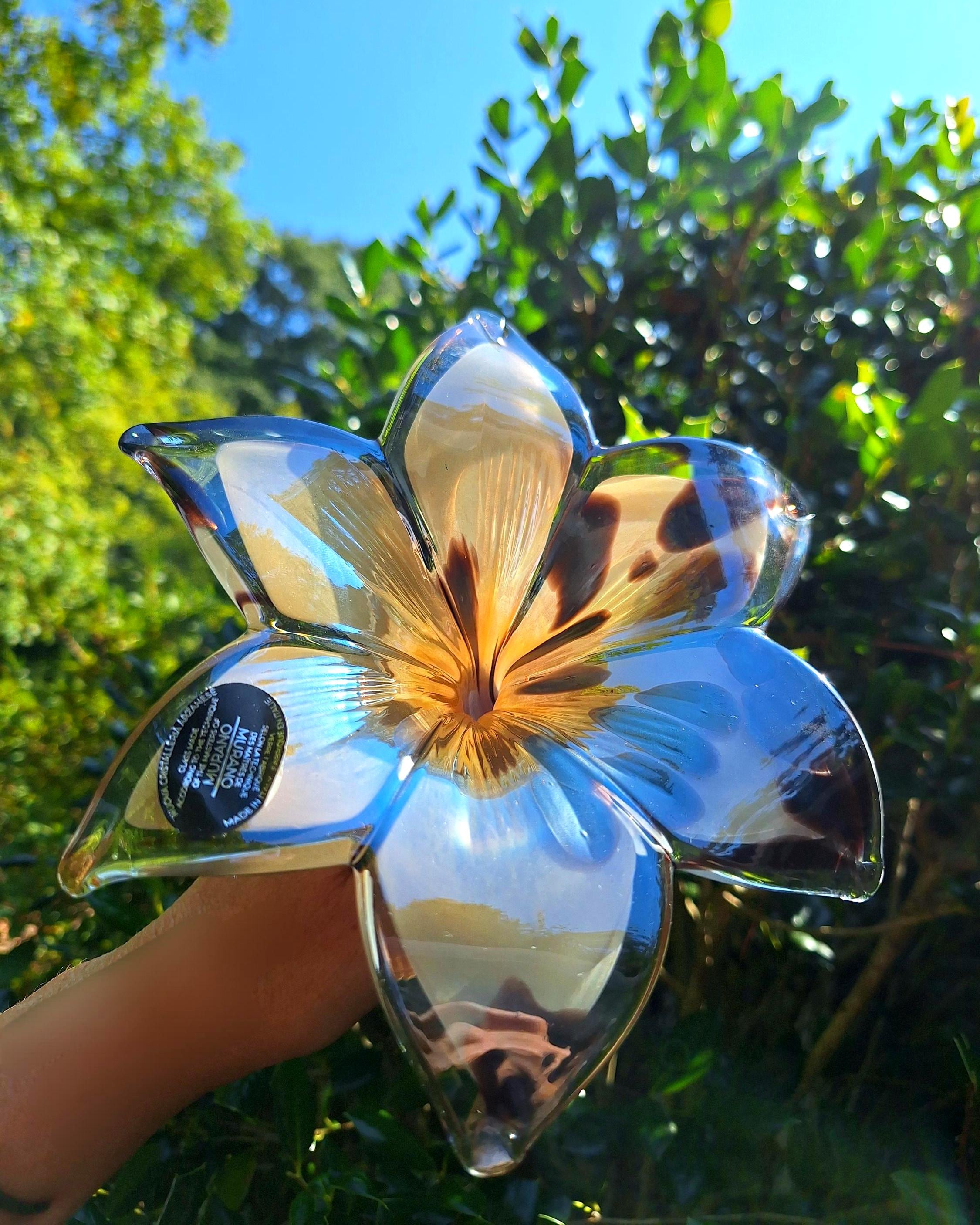 Murano Glass Flowers Vintage - Etsy