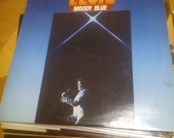 Elvis Presley moody blue vinyl record