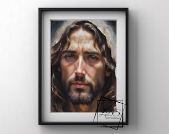 Jesus the Christ - LDS Printable Art - Jesus Portrait - Mormon Art - Missionary Gift - Jesus Wall Art - Jesus is King - Jesus Christ Print