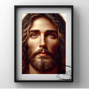 Portrait du Christ - images du Christ - cadeau de baptême - cadeau missionnaire - impression d'art de Jésus - oeuvre d'art religieuse - oeuvre d'art du Christ LDS - imprimable