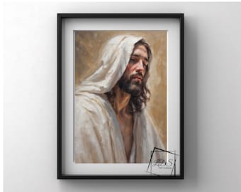 Arte del Hijo de Dios- Arte de la pared de Jesucristo - Jesucristo SUD - Arte SUD - Arte de la pared SUD - Regalo misionero - Regalo del bautismo - Regalo ministerial