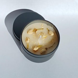 Jasmine Joy: Jasmine candle flower scented candle