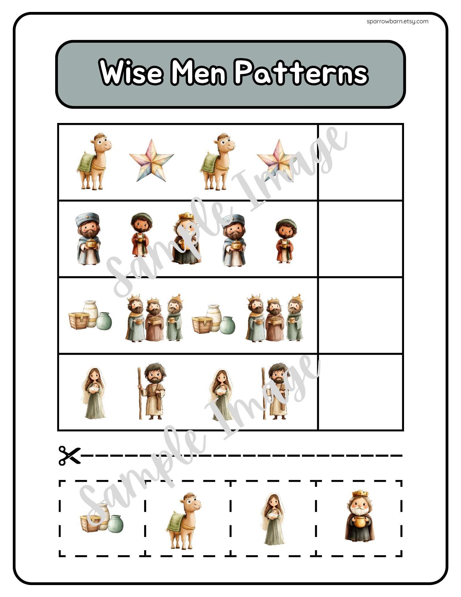 Man Activity Chart The Journey of the Wise Men Activity Pack – Sunday School Christmas ...
