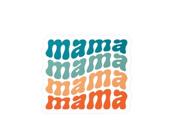 Adesivo de mamãe, adesivo de mãe, adesivos de carro, decalque de garrafa de água, adesivo de vinil, decalque de pára-choque, adesivo à prova d'água, etiqueta de planejador, mãe Deca