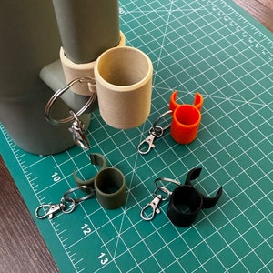 Chapstick Holder with Keyring (non personalized)  - 2 in 1 Holder Fits for Stanley 40oz & 30oz Tumbler Cup H2.0