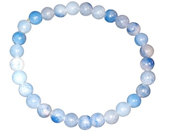 6 Inch Blue Aventurine Stretch Bracelet