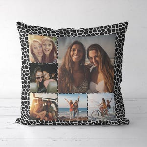 Best Friend Gift Custom Photo Pillow Friendship Gift Personalized Bestie Sentimental Sister Gift for Sisterinlaw Gift Moving Away Gift