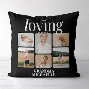 Personalized Memorial Pillow for Loss of Loved One – Sentimental Memorial Christmas Gift Remembrance Sympathy Gift Loss of Mother Pillow