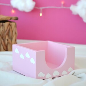 Organizer da scrivania Cloud, porta memo, organizer per carta da scrivania, porta note Cloud per scrivania, organizer da scrivania in cemento