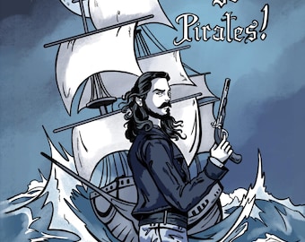 Avast Ye Pirates! - Digital Download/PDF - art zine I comic