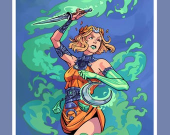Melinoe Art Print - (Hades game) Greek Mythology
