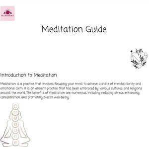 Guide to Meditation