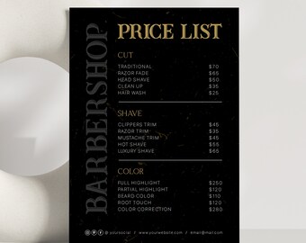 Panneau Décoratif En Aluminium Pour Salon De Coiffure/barber Shop - Style Ferme Rustique - Liste De Prix