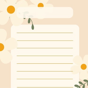 Aesthetic Notepad - Etsy