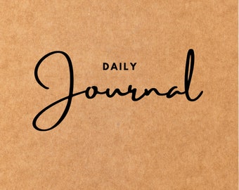 Daily Planner and Journal
