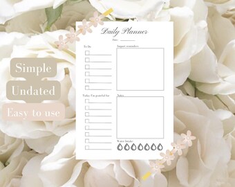 Daily Planner Printable to Do List - Etsy