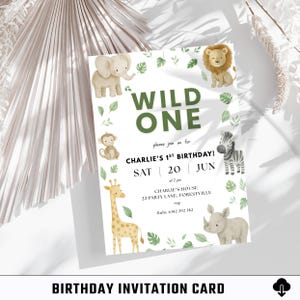Editable Birthday Invitation / Canva Template / Digital Birthday Card / Printable Invite / DIY Party Card / Birthday Invite Digital Download
