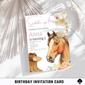 Editable Birthday Invitation / Canva Template / Digital Birthday Card / Printable Invite / DIY Party Card / Birthday Invite Digital Download