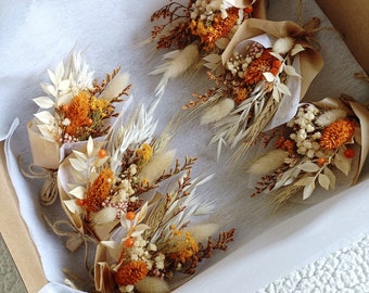 Wedding favors for guest - rustic wedding favors - Dried flowers bulk - Wedding boutonniere