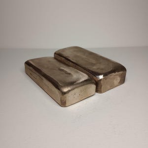 1lb of Silicon Bronze  95/4/1 Cu/Si/Mn Ingot button cut-offs kit-kat SOLD BY WEIGHT