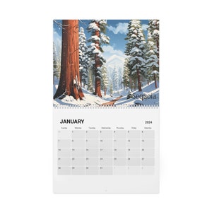 2024 Calendar - National Parks