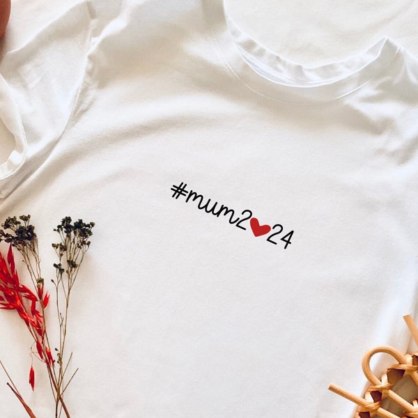 annonce grossesse - t-shirt future maman - futur papa