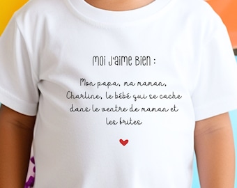 Pregnancy announcement - t-shirt I'm going to be a big brother - I'm going to be a big sister