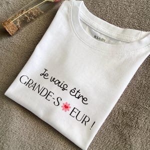 Pregnancy announcement - big sister t-shirt