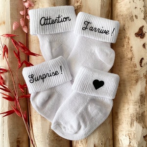 Pregnancy announcement sock pregnancy announcement image 2