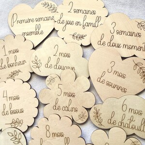 Cartes étape - cadeau naissance