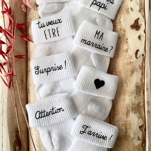 Pregnancy announcement sock pregnancy announcement image 3