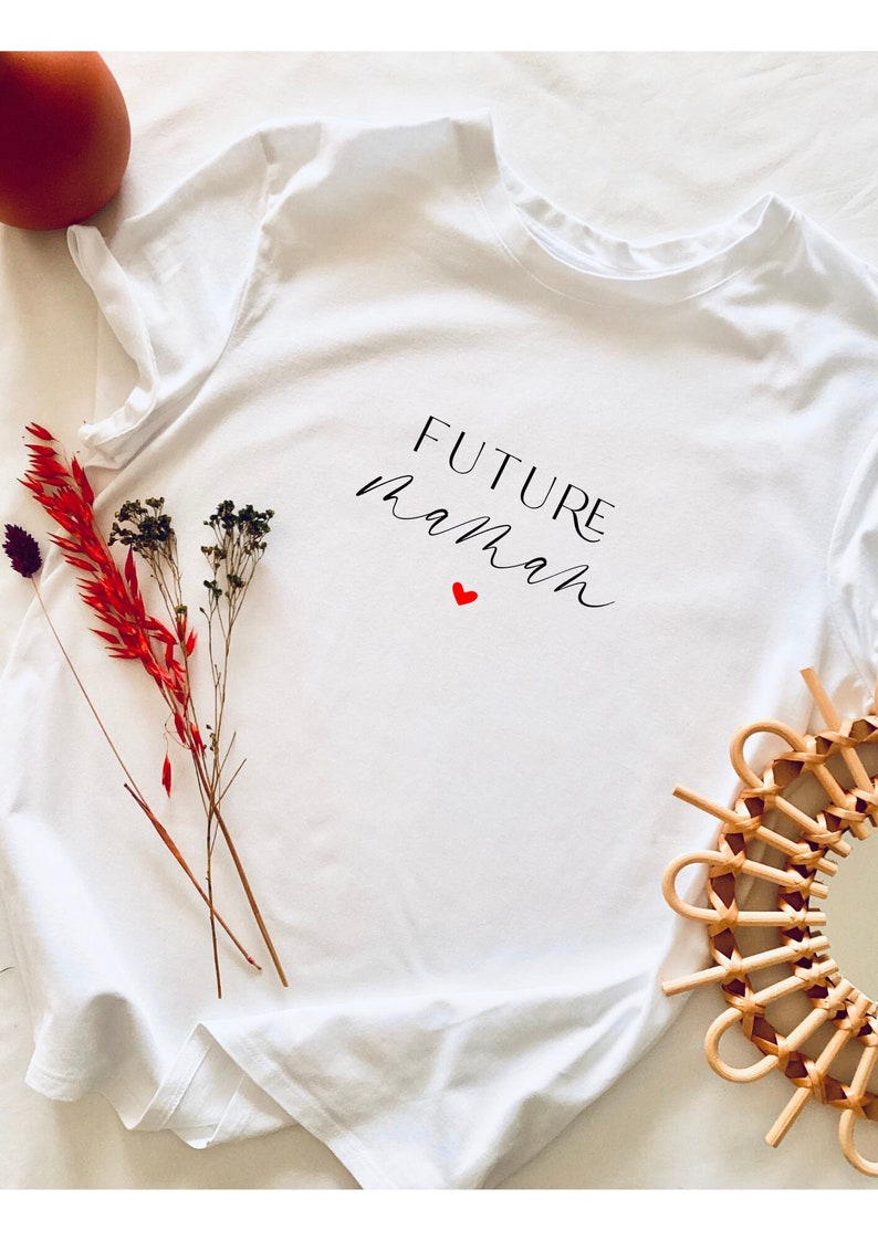 annonce grossesse t-shirt future maman futur papa image 3