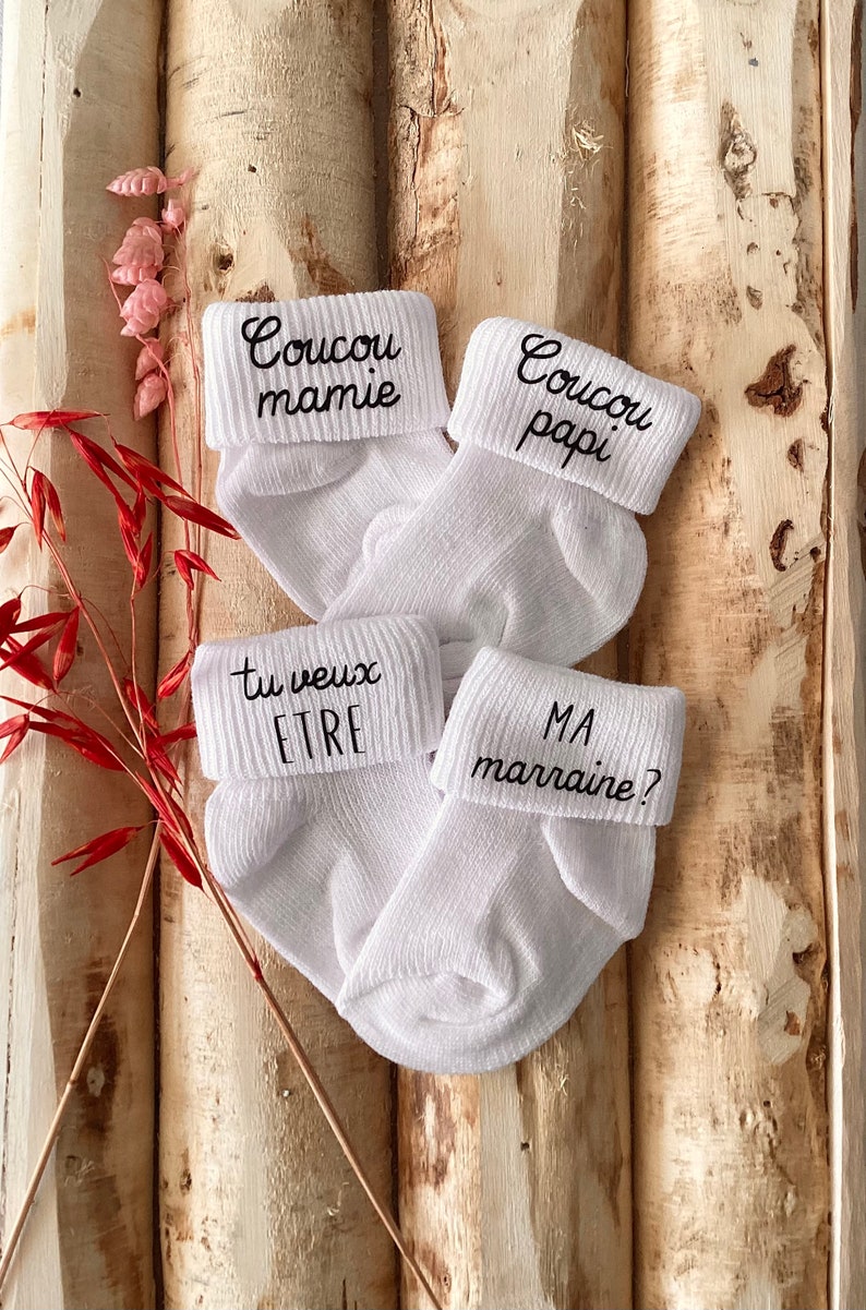 Pregnancy announcement sock pregnancy announcement image 1