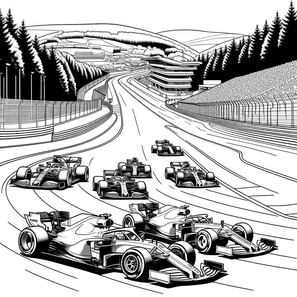 20 High-quality F1 Car Coloring Pages for Kids Printable Racing Car ...