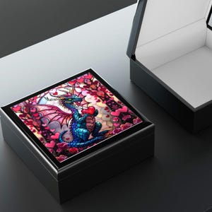Dragon Jewelry Box, Fantasy Jewelry Box, Dragon Lover Gift, Mythical Creature Decor, Keepsake Trinket Box, Dungeons and Dragons Organizer
