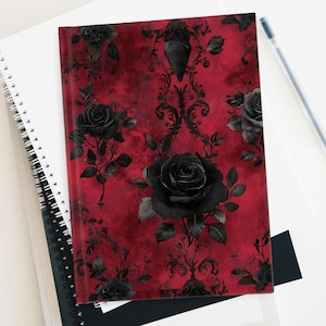 Gothic Rose Journal, Notebook, Diary, Sketchbook, Planner - Blank Pages