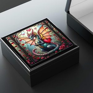 Dragon Jewelry Box, Fantasy Jewelry Box, Dragon Lover Gift, Mythical Creature Decor, Keepsake Trinket Box, Dungeons and Dragons Organizer