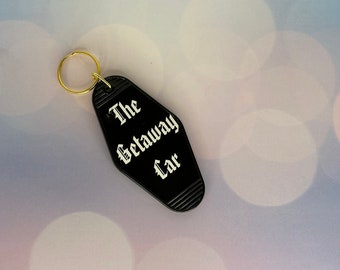 Getaway Car Motel Style Keychain