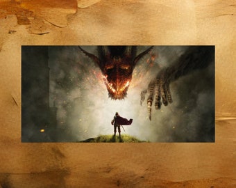 Dragon's Dogma 2 Game Poster - Horizontal Dragon's Dogma Landscape Poster  - Gaming  Gift Posters - Dragon's Dogma 2 Merch - FREE DELIVERY