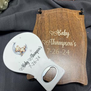 Personalized Baby Shower Bottle Opener Magnet - Personalized Baby Shower Bottle Opener Magnet,Baby Shower Party Favors, pcs.