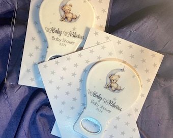 Personalisierter Ballon Flaschenöffner Gastgeschenke für Zwillinge Babyparty (2024)