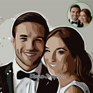 Cartoon Art, Cartoon Portrait Png, Cartoon Draw, Custom Photo Avatar, Picture to Clipart Toon, Unique Art, custom cartoon, Cartoon Character