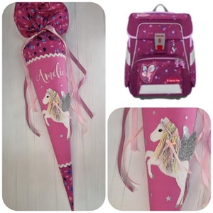 Pegasus school bag to match the Step by Step Fairy Freya school bag sugar bag