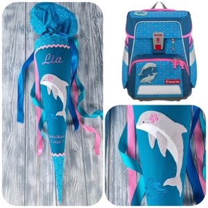 Dolphin school bag to match the Step by Step Dolphin Pippa school bag