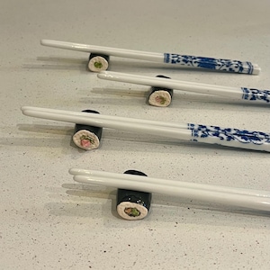 Handmade Sushi Roll Chopstick Holders - Set of 4