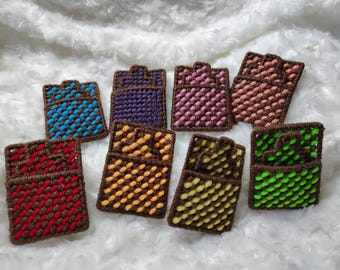 Pocket Cross, Plastic Canvas Pocket Cross, Religious Gift, Missionary Gift, Fall Festival Prizes, Remembrance Gift, Pastor Appreciation Gift