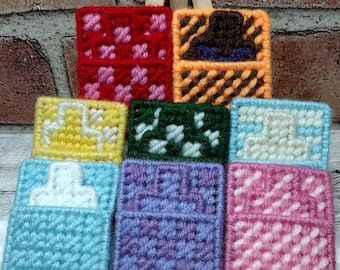 Pocket Cross, Plastic Canvas Pocket Cross, Religious Gift, Missionary Gift, Fall Festival Prizes, Remembrance Gift, Pastor Appreciation Gift