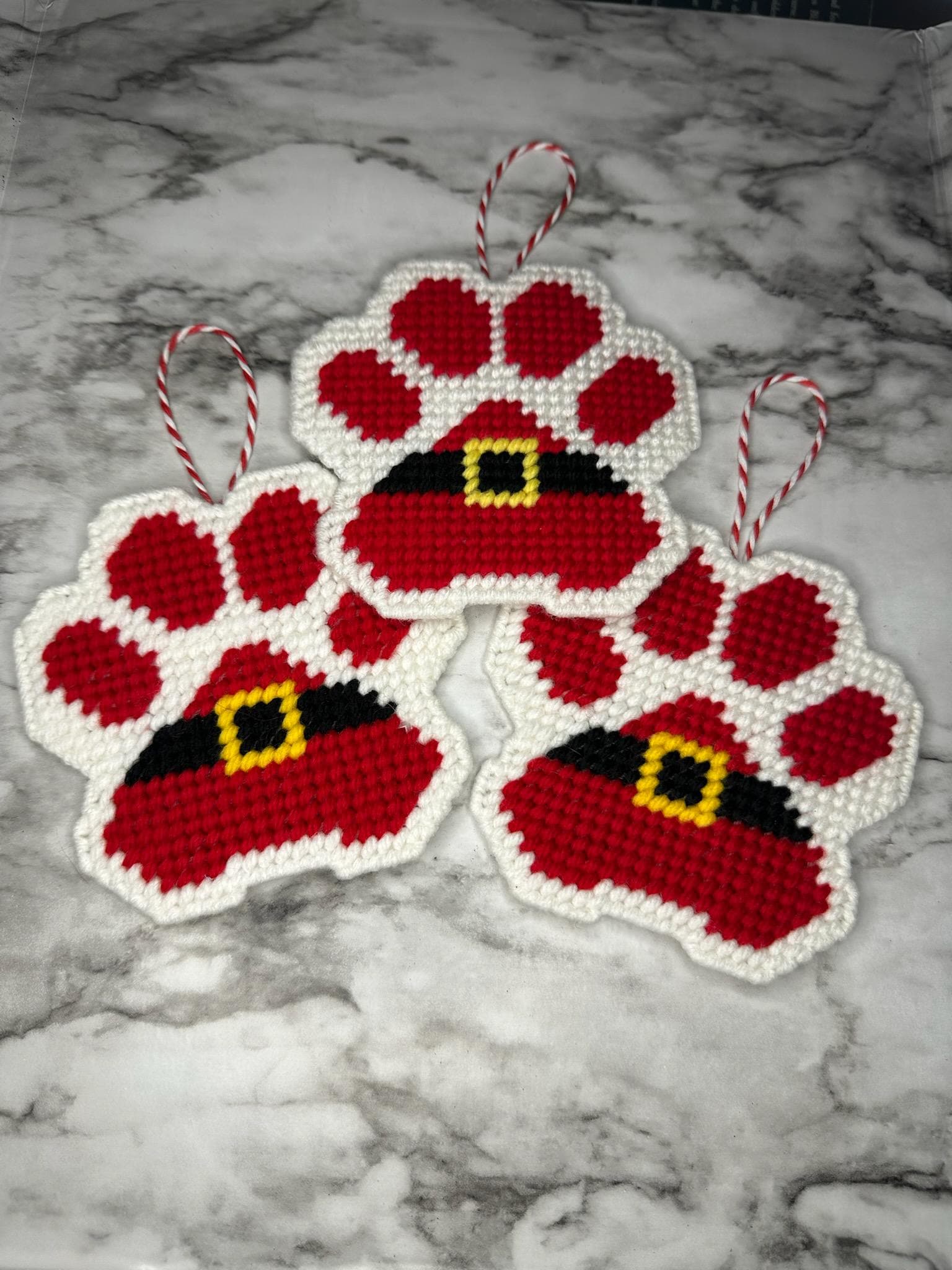 Adorable Santa Paws Quilted Placemat NCU0NNT2216