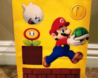 Super Mario Party Favor Bags